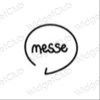 Ästhetische Messages App-Symbole