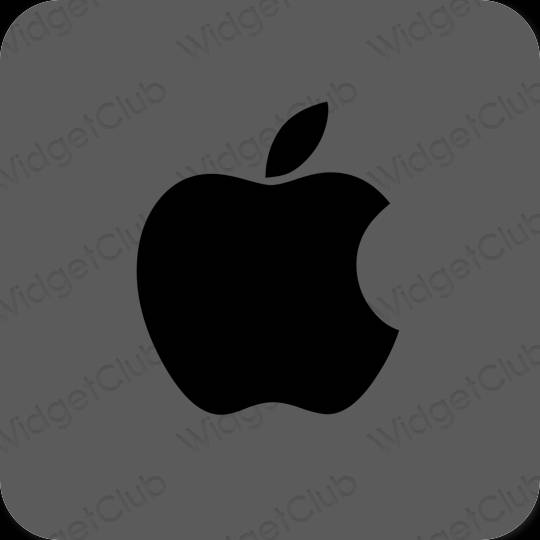 אֶסתֵטִי אפור Apple Store סמלי אפליקציה