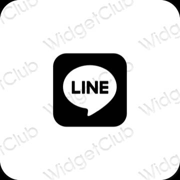 Esthetische LINE app-pictogrammen