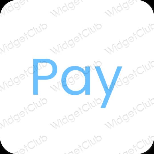 Ästhetische PayPay App-Symbole