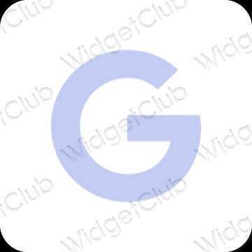 Aesthetic Google app icons