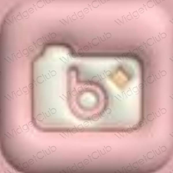 Estetické ikony aplikací Instagram