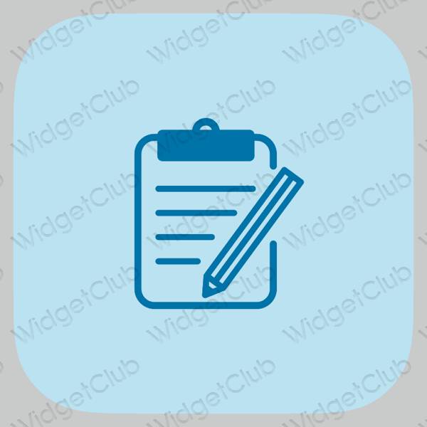 Ästhetische Notes App-Symbole