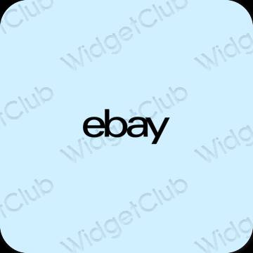 Estetik mor eBay uygulama simgeleri