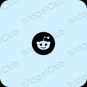 Estetsko vijolična Reddit ikone aplikacij