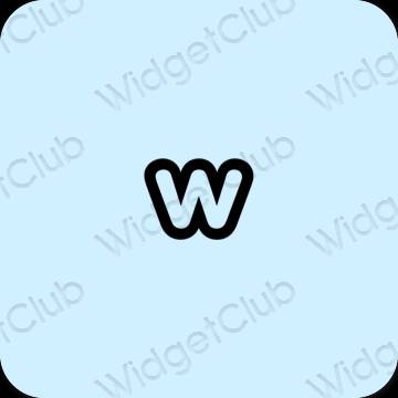 Estetske Weebly ikone aplikacija
