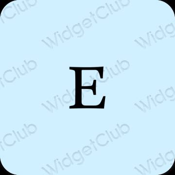 Estetický nachový Etsy ikony aplikací