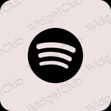 Esthetische Spotify app-pictogrammen