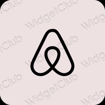 Icônes d'application Airbnb esthétiques