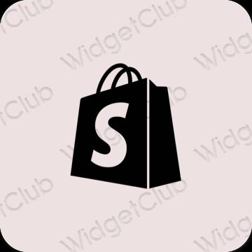 Pictograme pentru aplicații Shopify estetice