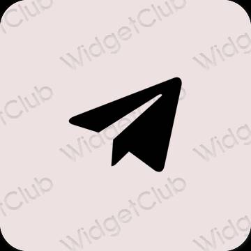 Estetik Telegram uygulama simgeleri