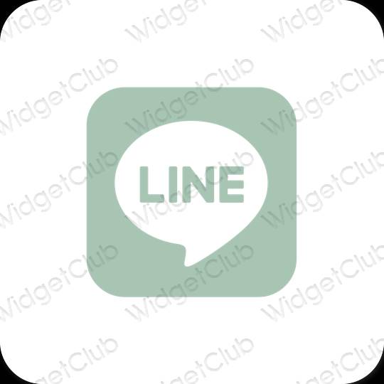 Aesthetic LINE app icons