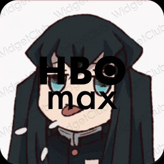黒 HBO MAX おしゃれアイコン画像素材