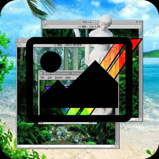 Icone delle app Photos estetiche