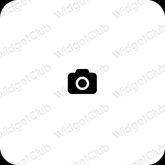Esthetische Camera app-pictogrammen