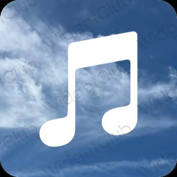 Apple Music おしゃれアイコン画像素材