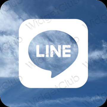 Естетске LINE иконе апликација