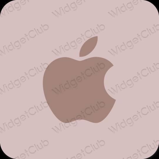 Estetico rosa Apple Store icone dell'app
