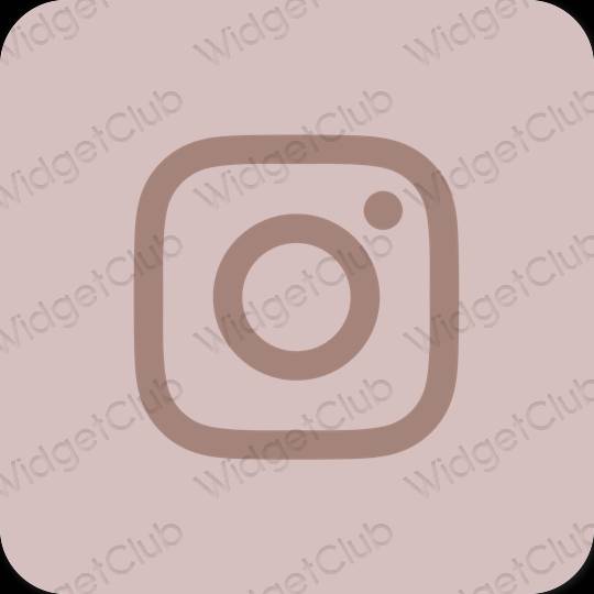 Esztétika pasztell rózsaszín Instagram alkalmazás ikonok