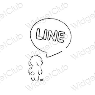 美学LINE 应用程序图标