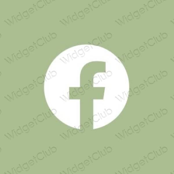 Icone delle app Facebook estetiche
