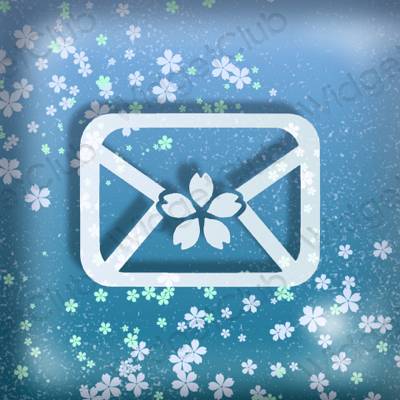 미적인 초록 Mail 앱 아이콘