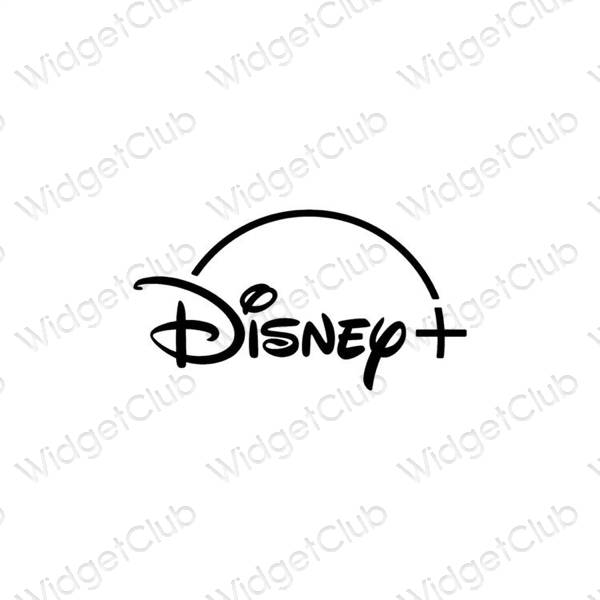 Ikon aplikasi estetika Disney