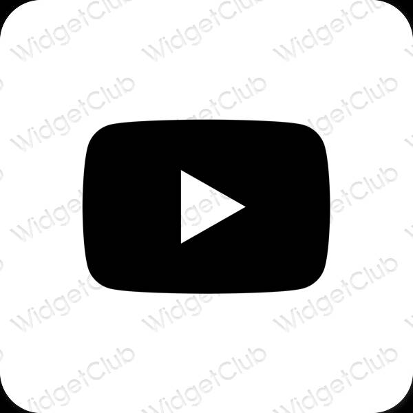 Ästhetische Youtube App-Symbole