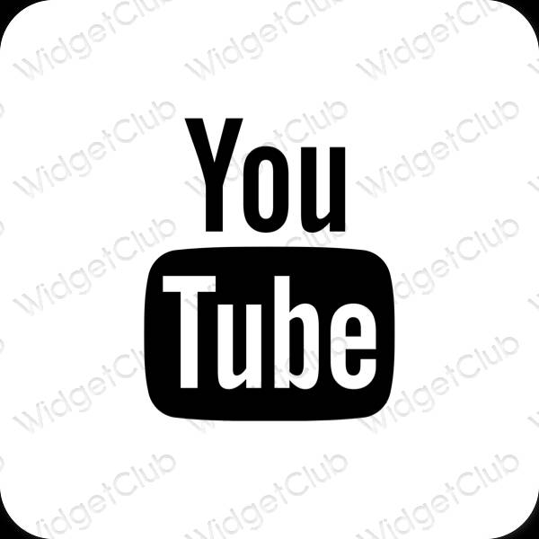 Æstetiske Youtube app-ikoner