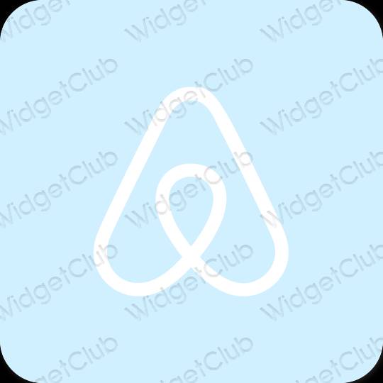 Estetik ungu Airbnb ikon aplikasi