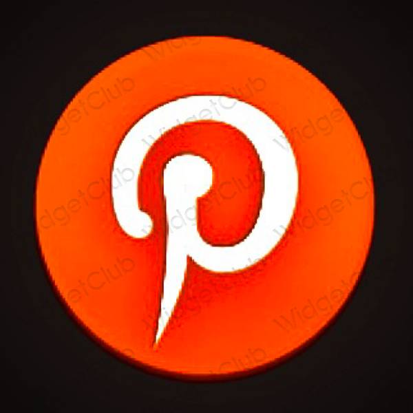 Эстетические Pinterest значки приложений