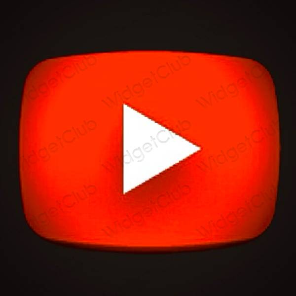 Aesthetic Youtube app icons