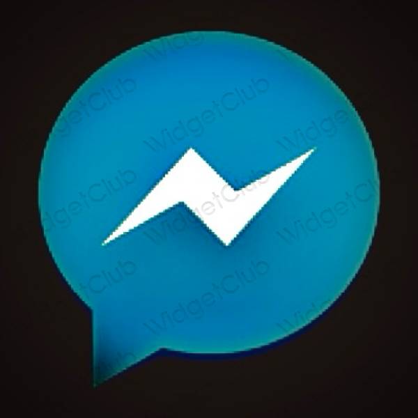 Ästhetische Messenger App-Symbole