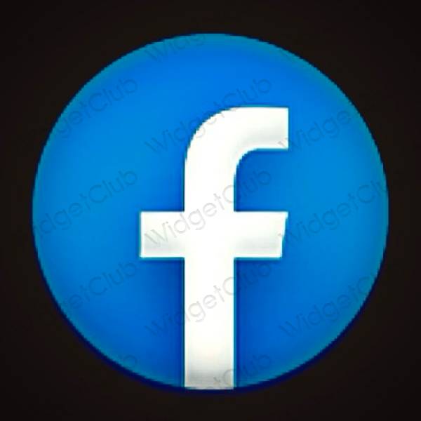 Estética Facebook ícones de aplicativos