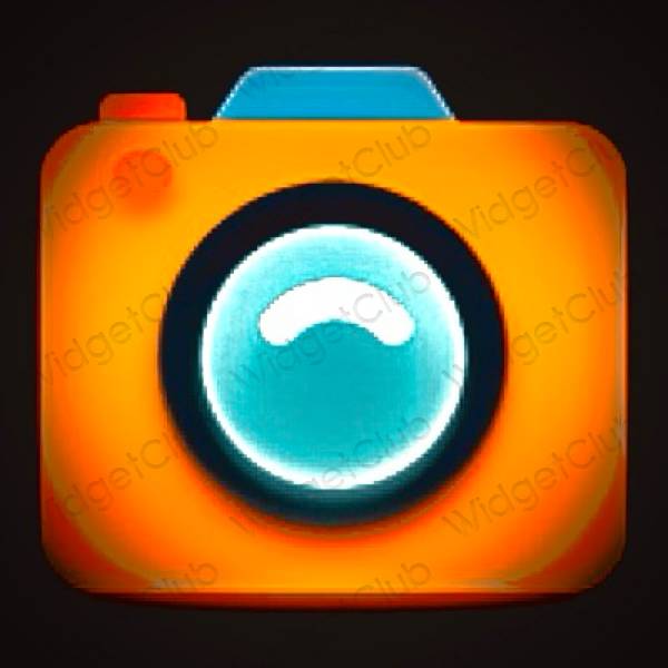 Esthetische Camera app-pictogrammen