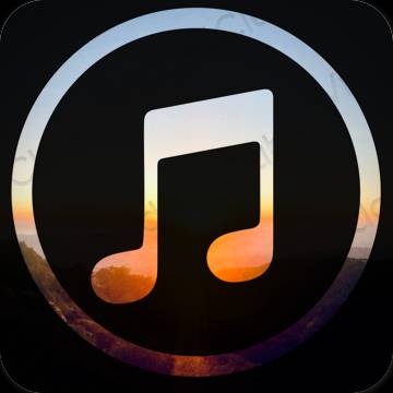 រូបតំណាងកម្មវិធី Apple Music សោភ័ណភាព