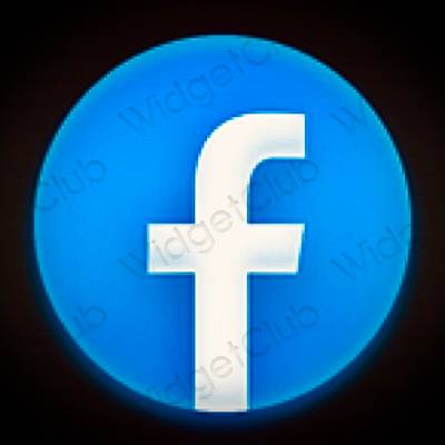 Estetik Facebook uygulama simgeleri