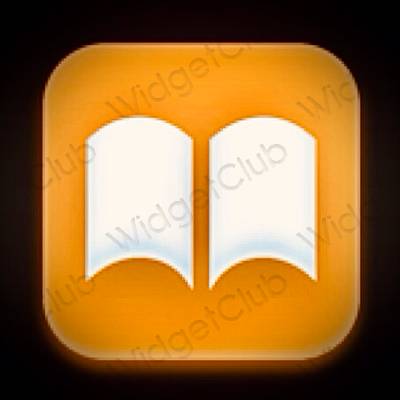 Estetické béžová Books ikony aplikácií