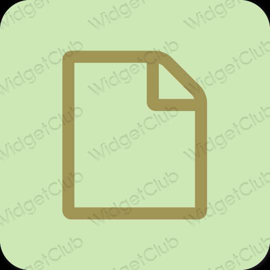 Aesthetic Files app icons