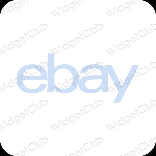 Esthetische eBay app-pictogrammen