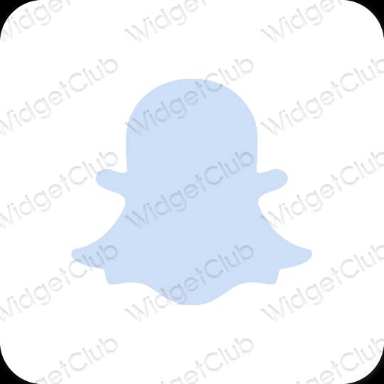 Pictograme pentru aplicații snapchat estetice