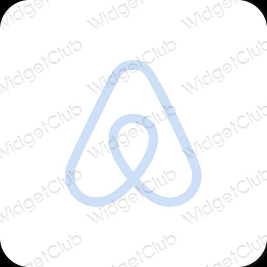 Ästhetische Airbnb App-Symbole