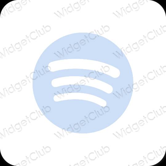 Estetické Fialová Spotify ikony aplikácií