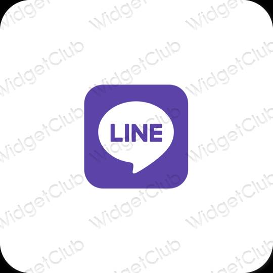 جمالية LINE أيقونات التطبيقات