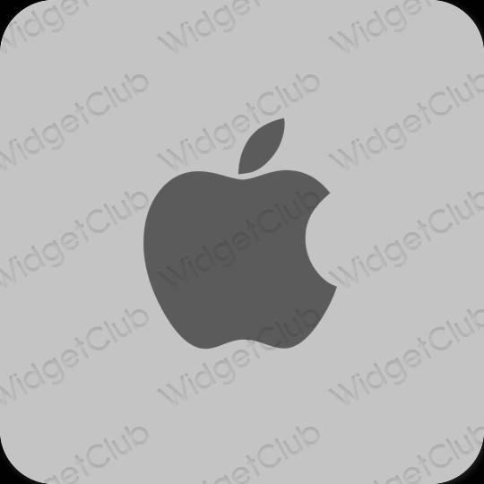 Estetski siva Apple Store ikone aplikacija