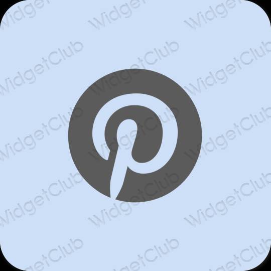 Estético púrpura Pinterest iconos de aplicaciones