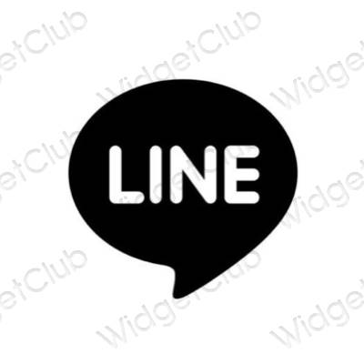 Эстетические LINE значки приложений