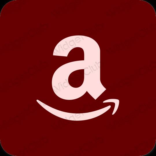 Estetyka brązowy Amazon ikony aplikacji