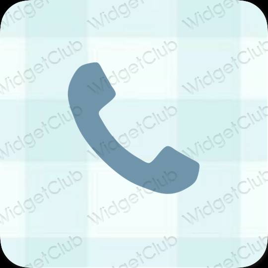 Aesthetic green Phone app icons