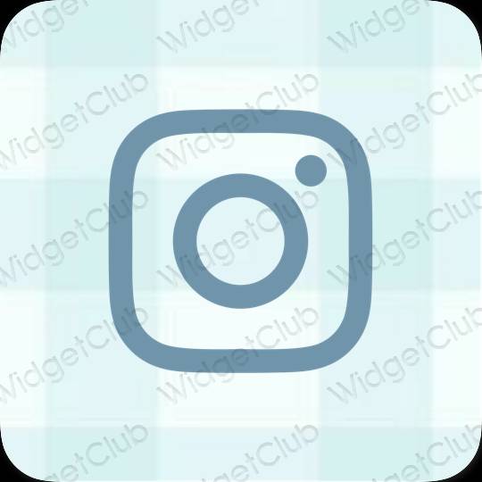 Aesthetic green Instagram app icons